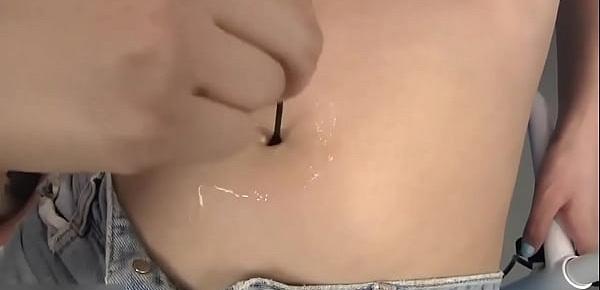  Deep Japanese Belly Button Fingering
